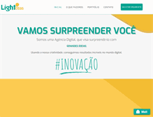 Tablet Screenshot of lightideas.com.br